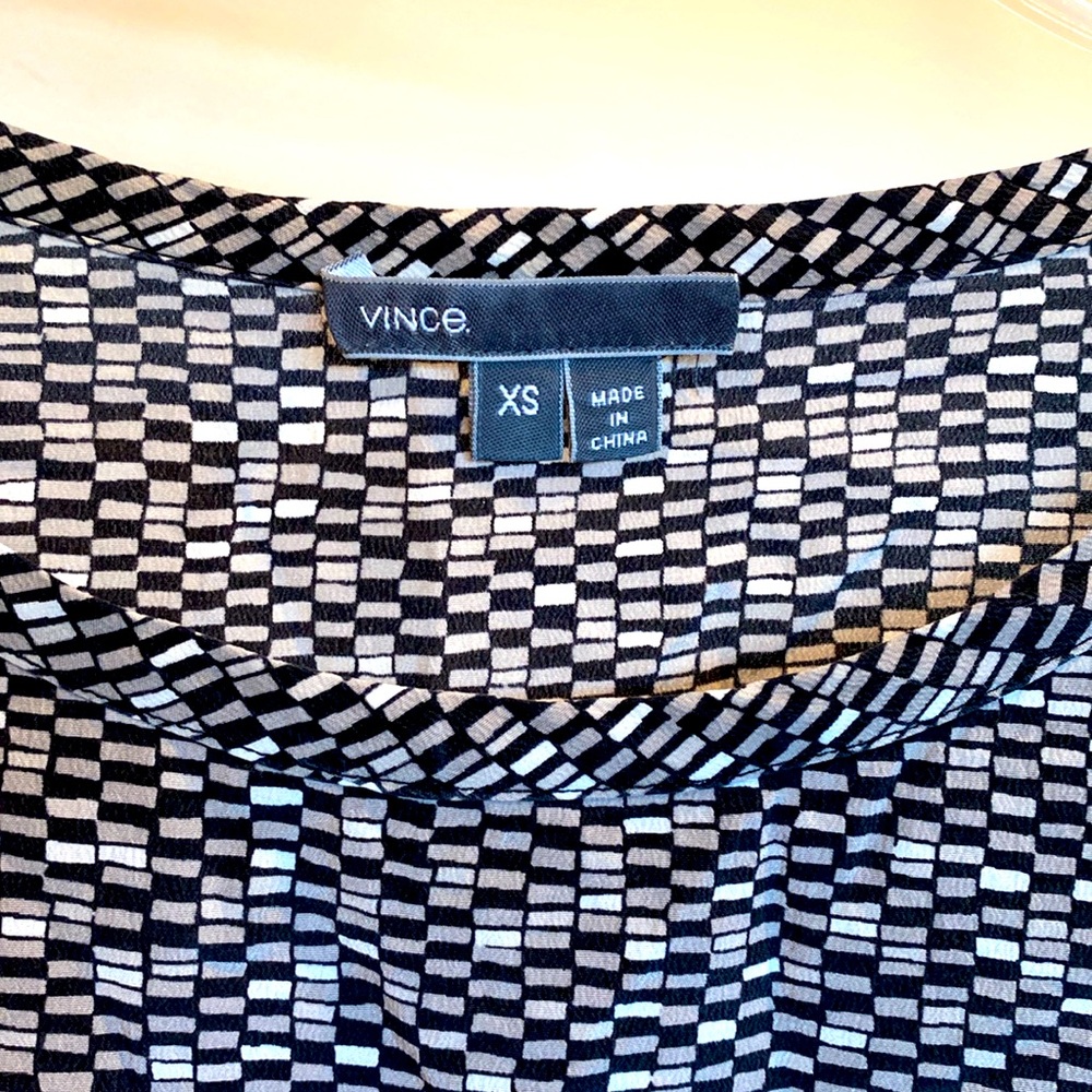 Vince shirt. Silk. Size XS, but fit small and medium.